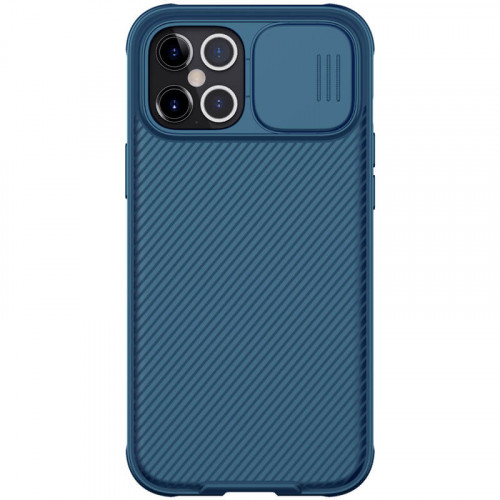 Nillkin CamShield Pro Magnetic Zadní Kryt pro iPhone 12 Pro Max Blue