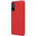Nillkin Flex Pure Liquid Silikonový Kryt pro Samsung Galaxy S21+ 5G Red
