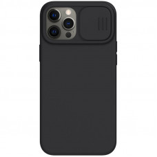 Nillkin CamShield Silky Silikonový Kryt pro iPhone 12 Pro Max Black