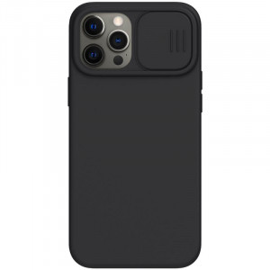 Nillkin CamShield Silky Silikonový Kryt pro iPhone 12 Pro Max Black