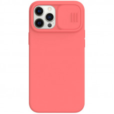 Nillkin CamShield Silky Silikonový Kryt pro iPhone 12 Pro Max Orange Pink