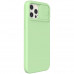 Nillkin CamShield Silky Magnetic Silikonový Kryt pro iPhone 12 Pro Max Matcha Green