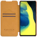Nillkin Qin Book Pouzdro pro Samsung Galaxy A72 Brown
