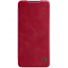 Nillkin Qin Book Pouzdro pro Xiaomi POCO F3 / Xiaomi Mi 11i Red