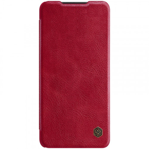 Nillkin Qin Book Pouzdro pro Xiaomi POCO F3 / Xiaomi Mi 11i Red