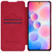 Nillkin Qin Book Pouzdro pro Xiaomi POCO F3 / Xiaomi Mi 11i Red