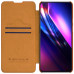 Nillkin Qin Book Pouzdro pro OnePlus 9 Brown