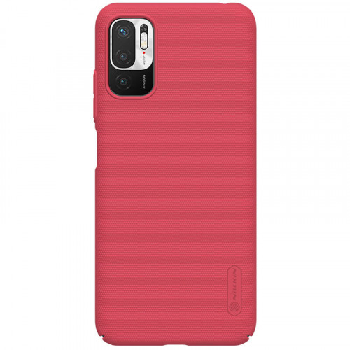 Nillkin Super Frosted Zadní Kryt pro Xiaomi Redmi Note 10 5G / POCO M3 Pro 5G Bright Red