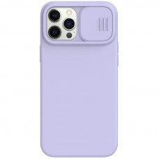 Nillkin CamShield Silky Silikonový Kryt pro iPhone 12 Pro Max Purple