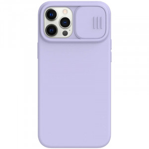 Nillkin CamShield Silky Silikonový Kryt pro iPhone 12 Pro Max Purple