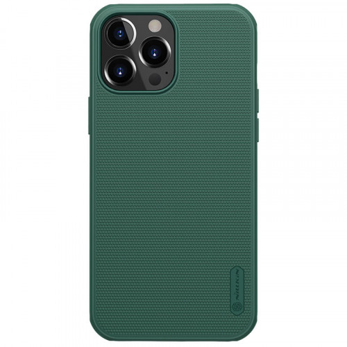 Nillkin Super Frosted PRO Zadní Kryt pro iPhone 13 Pro Deep Green (Without Logo Cutout)