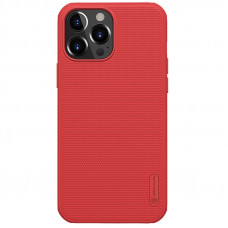 Nillkin Super Frosted PRO Zadní Kryt pro iPhone 13 Pro Max Red (Without Logo Cutout)