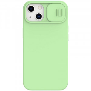 Nillkin CamShield Silky Silikonový Kryt pro iPhone 13 Mint Green