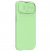 Nillkin CamShield Silky Silikonový Kryt pro iPhone 13 Mint Green