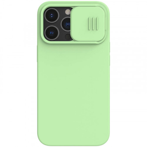 Nillkin CamShield Silky Silikonový Kryt pro iPhone 13 Pro Mint Green