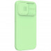 Nillkin CamShield Silky Silikonový Kryt pro iPhone 13 Pro Mint Green