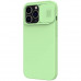 Nillkin CamShield Silky Silikonový Kryt pro iPhone 13 Pro Mint Green