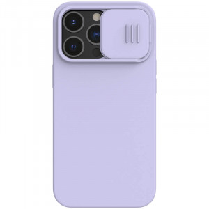 Nillkin CamShield Silky Silikonový Kryt pro iPhone 13 Pro Purple