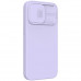 Nillkin CamShield Silky Silikonový Kryt pro iPhone 13 Pro Purple