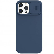 Nillkin CamShield Silky Silikonový Kryt pro iPhone 13 Pro Max Blue