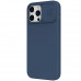 Nillkin CamShield Silky Silikonový Kryt pro iPhone 13 Pro Max Blue