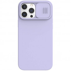 Nillkin CamShield Silky Silikonový Kryt pro iPhone 13 Pro Max Purple