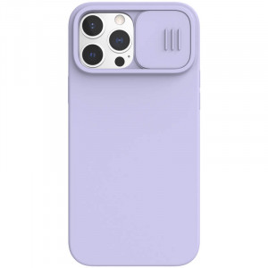 Nillkin CamShield Silky Silikonový Kryt pro iPhone 13 Pro Max Purple