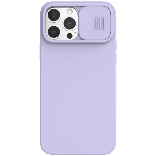 Nillkin CamShield Silky Silikonový Kryt pro iPhone 13 Pro Max Purple