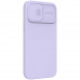 Nillkin CamShield Silky Silikonový Kryt pro iPhone 13 Pro Max Purple