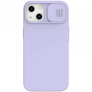 Nillkin CamShield Silky Magnetic Silikonový Kryt pro iPhone 13 Purple
