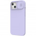 Nillkin CamShield Silky Magnetic Silikonový Kryt pro iPhone 13 Purple