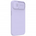 Nillkin CamShield Silky Magnetic Silikonový Kryt pro iPhone 13 Purple