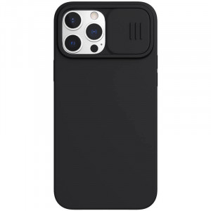 Nillkin CamShield Silky Magnetic Silikonový Kryt pro iPhone 13 Pro Max Black