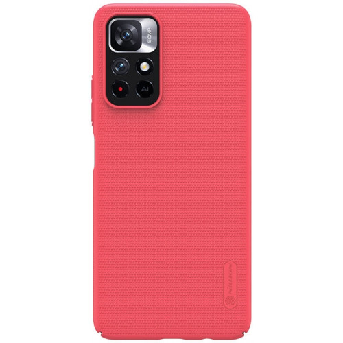 Nillkin Super Frosted Zadní Kryt pro Xiaomi Redmi Note 11T 5G / Redmi Note 11S 5G / POCO M4 Pro 5G Bright Red