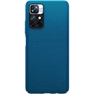 Nillkin Super Frosted Zadní Kryt pro Xiaomi Redmi Note 11T 5G / Redmi Note 11S 5G / POCO M4 Pro 5G Peacock Blue