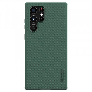Nillkin Super Frosted PRO Zadní Kryt pro Samsung Galaxy S22 Ultra Deep Green