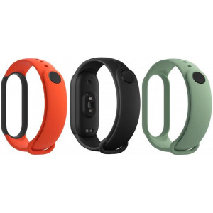 Xiaomi Original Mi Band 5 / 6 Strap Set Black / Orange / Teal