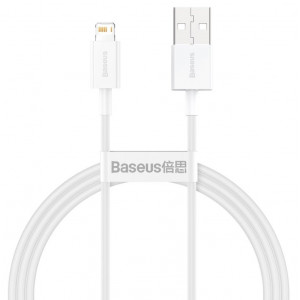 Baseus CALYS-A02 Superior Fast Charging Kabel Lightning 2.4A 1m White