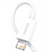 Baseus CALYS-A02 Superior Fast Charging Kabel Lightning 2.4A 1m White