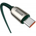 Baseus CATSK-C06 Fast Charging Datový Kabel USB-C - USB-C 100W 2m Green