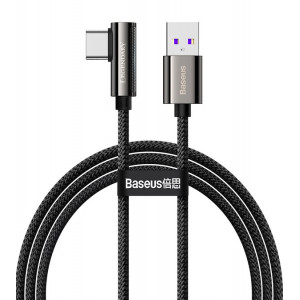 Baseus CATCS-B01 Legend USB-USB-C 66W L Konektor 1m Black