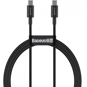 Baseus CATYS-B01 Superior Fast Charging Datový Kabel USB-C - USB-C 100W 1m Black