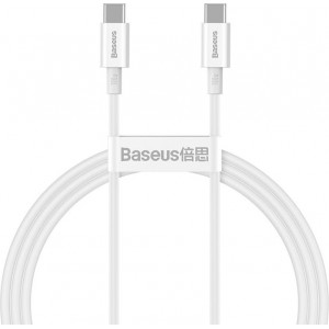 Baseus CATYS-B02 Superior Fast Charging Datový Kabel USB-C - USB-C 100W 1m White