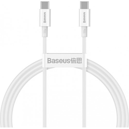 Baseus CATYS-B02 Superior Fast Charging Datový Kabel USB-C - USB-C 100W 1m White
