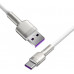 Baseus CAKF000202 Cafule Metal Datový Kabel USB-USB-C 66W 2m White