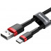 Baseus CATKLF-A91 Cafule Cable USB-C 3A 0.5m Red/Black