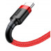 Baseus CATKLF-B09 Cafule Kabel USB-C 3A 1m Red/Red