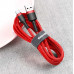 Baseus CATKLF-B09 Cafule Kabel USB-C 3A 1m Red/Red