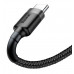 Baseus CATKLF-BG1 Cafule Cable USB-C 3A 1m Grey/Black