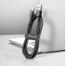 Baseus CATKLF-BG1 Cafule Cable USB-C 3A 1m Grey/Black